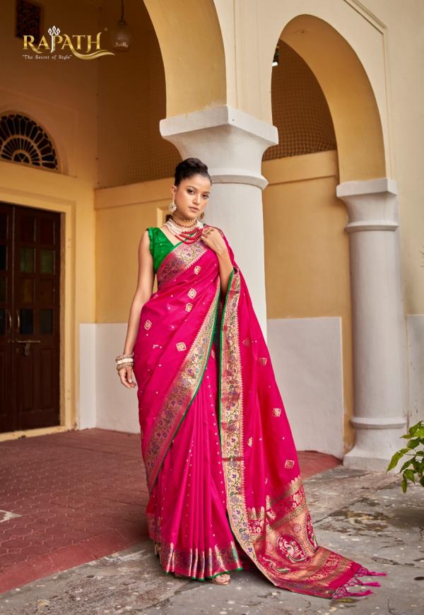 Rajpath Rivaaz Silk Designer Exclusive Weaving Saree collection